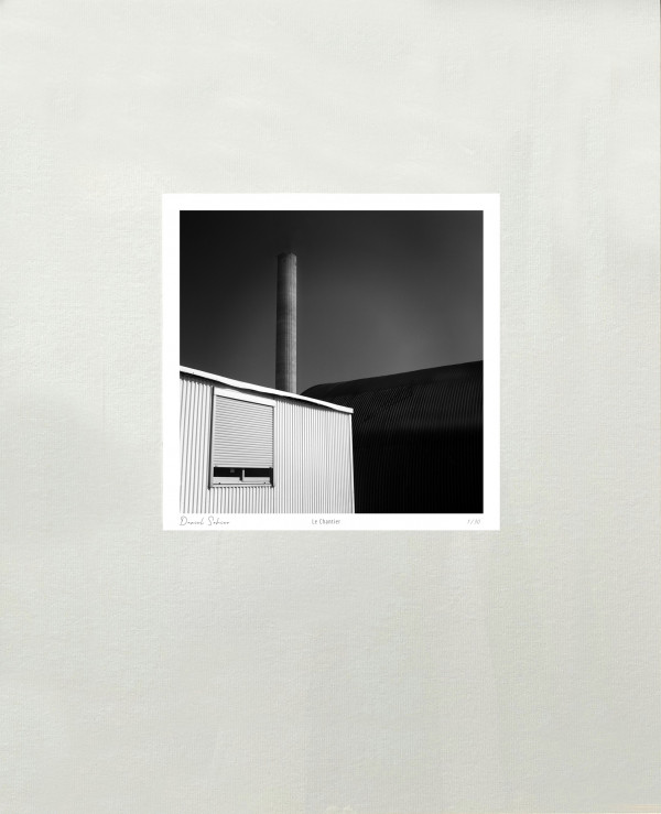 LE CHANTIER - Flers - Orne - France 1988 - Hasselblad 6x6 argentique Photographie N° LCT 04 - 1er prix Biennale Chôlet 1988